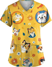 Load image into Gallery viewer, Women's Animal Print Top Short Sleeve