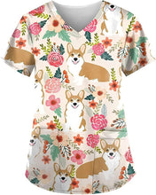 Load image into Gallery viewer, Women's Animal Print Top Short Sleeve