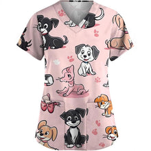 Load image into Gallery viewer, Women's Animal Print Top Short Sleeve