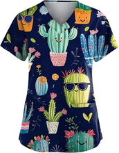 Load image into Gallery viewer, Women's Animal Print Top Short Sleeve