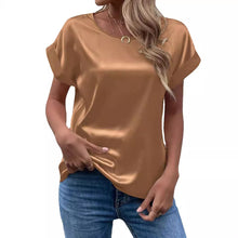 Load image into Gallery viewer, Ladies round neck T-shirt