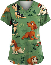 Load image into Gallery viewer, Women's Animal Print Top Short Sleeve