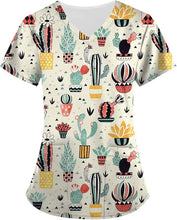 Load image into Gallery viewer, Women's Animal Print Top Short Sleeve