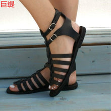 Load image into Gallery viewer, Ladies large size flat sandals
