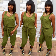 Load image into Gallery viewer, Ladies corns sleeveless pants sports suit two-piece set
