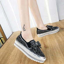 Load image into Gallery viewer, Summer Casual Sequin Puffin Thick Bottom Shoes
