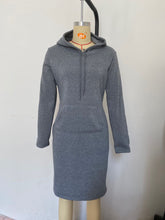 Load image into Gallery viewer, Women&#39;s Hoodie Pocket Long Sleeve Dress
