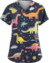 Load image into Gallery viewer, Women&#39;s Animal Print Top Short Sleeve
