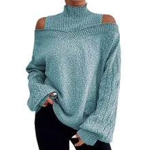 Load image into Gallery viewer, Women&#39;s shoulder half high collar
