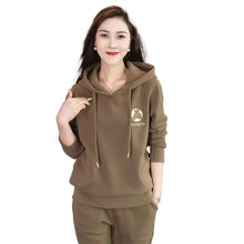 Load image into Gallery viewer, Autumn and Winter Hooded Sweatshirt suit
