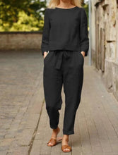 Load image into Gallery viewer, Ladies Linen Casual Two-piece
