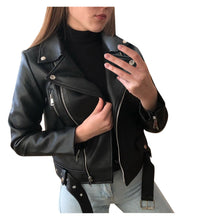 Load image into Gallery viewer, Ladies leather coat
