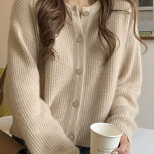 Load image into Gallery viewer, Women&#39;s Lazy Style Knitted Sweater Cardigan
