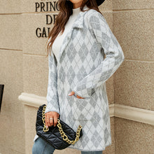 Load image into Gallery viewer, Ladies winter long sweater knitted cardigan elegant coat
