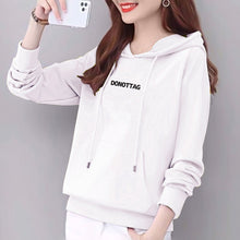 Load image into Gallery viewer, Women&#39;s Pure Cotton Edge Hat Sweatshirt

