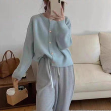 Load image into Gallery viewer, Women&#39;s Lazy Style Knitted Sweater Cardigan
