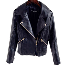 Load image into Gallery viewer, Spring and Autumn leather coat jacket
