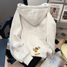 Load image into Gallery viewer, Ladies Embroidered Hooded Sweatshirt
