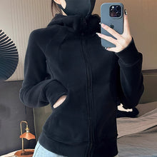 Load image into Gallery viewer, Women&#39;s Fleece Sweatshirt Coat
