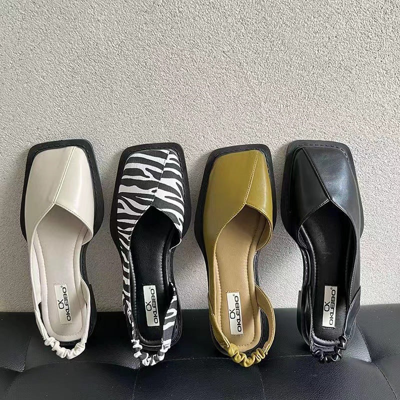 Ladies French Niche Baotou Sandals