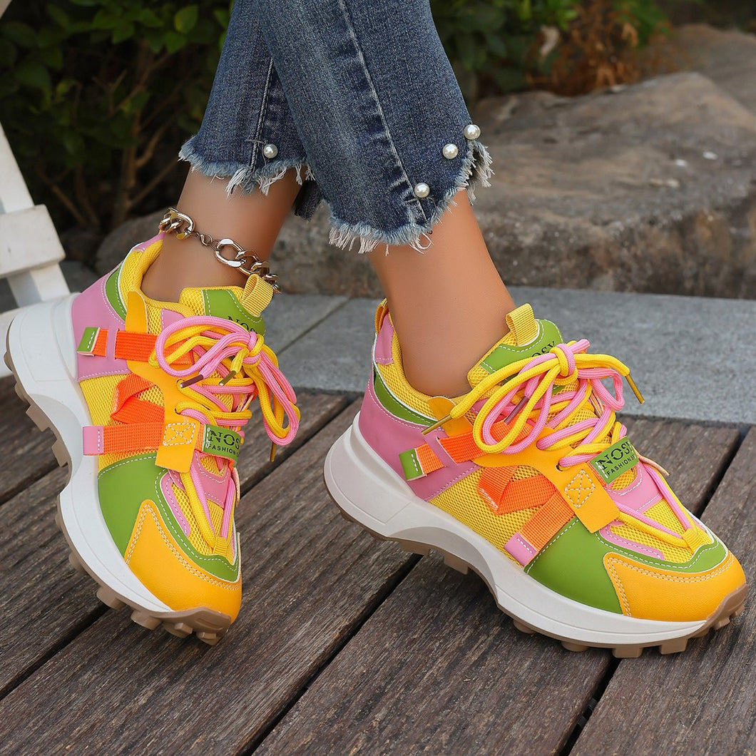 Women's Mesh Breathable Soft-soled Running Shoes