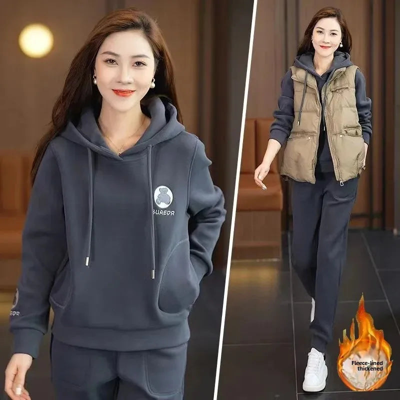 Autumn and Winter Hooded Sweatshirt suit