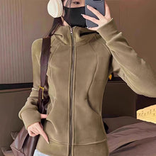 Load image into Gallery viewer, Women&#39;s Fleece Sweatshirt Coat
