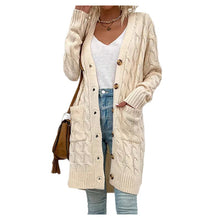 Load image into Gallery viewer, Women&#39;s outerwear cardigan sweater jacket
