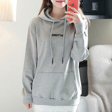 Load image into Gallery viewer, Women&#39;s Pure Cotton Edge Hat Sweatshirt
