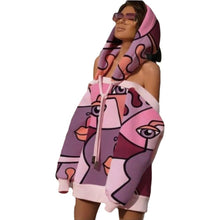 Load image into Gallery viewer, Women&#39;s Printed Fleece Hoody
