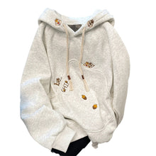 Load image into Gallery viewer, Ladies Embroidered Hooded Sweatshirt
