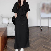 Load image into Gallery viewer, Large casual workwear dress two piece set
