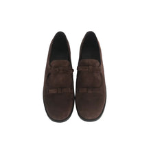 Load image into Gallery viewer, Vintage Genuine Leather Double Bow Small Leather Shoes
