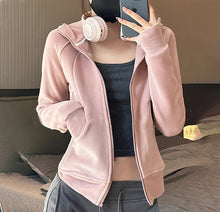 Load image into Gallery viewer, Women&#39;s Fleece Sweatshirt Coat
