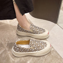 Load image into Gallery viewer, Women&#39;s Platform-Sole Casual Slip-on Canvas Shoes
