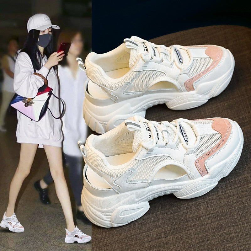 Ladies Mesh Hollow Breathable Casual Shoes