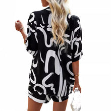 Load image into Gallery viewer, Ladies Summer Fashion Printed Shorts Two-piece Set
