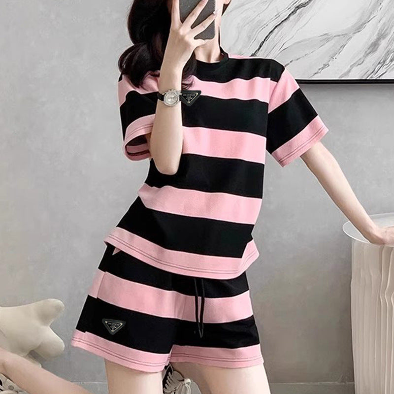 Ladies Retro Sports Casual Suit
