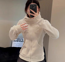 Load image into Gallery viewer, Women&#39;s Fleece Sweatshirt Coat
