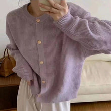 Load image into Gallery viewer, Women&#39;s Lazy Style Knitted Sweater Cardigan

