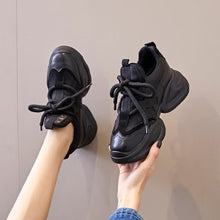 Load image into Gallery viewer, Women&#39;s genuine leather versatile muffin casual sneaker
