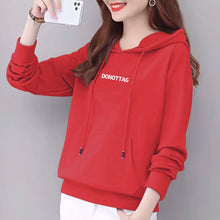 Load image into Gallery viewer, Women&#39;s Pure Cotton Edge Hat Sweatshirt
