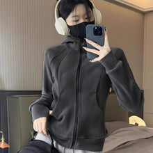 Load image into Gallery viewer, Women&#39;s Fleece Sweatshirt Coat
