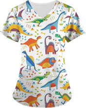 Load image into Gallery viewer, Women&#39;s Animal Print Top Short Sleeve
