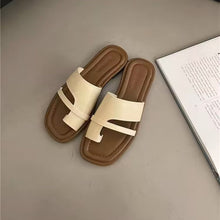 Load image into Gallery viewer, Women&#39;s Slim Toe Slides Slip-on Sandals
