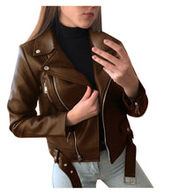 Load image into Gallery viewer, Ladies leather coat
