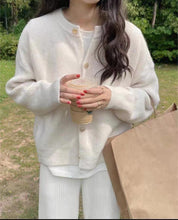 Load image into Gallery viewer, Women&#39;s Lazy Style Knitted Sweater Cardigan
