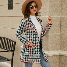 Load image into Gallery viewer, Ladies winter long sweater knitted cardigan elegant coat
