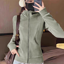 Load image into Gallery viewer, Women&#39;s Fleece Sweatshirt Coat
