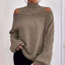Load image into Gallery viewer, Women&#39;s shoulder half high collar
